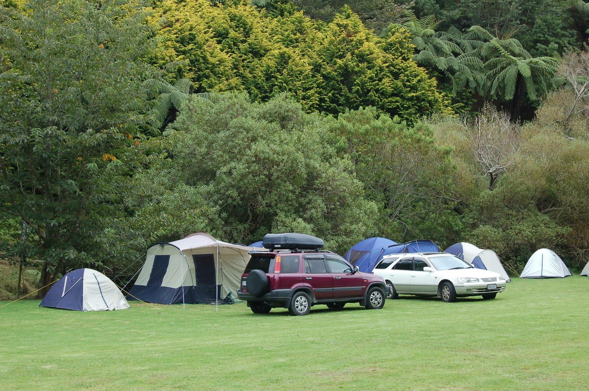 Egmont Eco Leisure Park & Backpackers Hotel New Plymouth Bagian luar foto